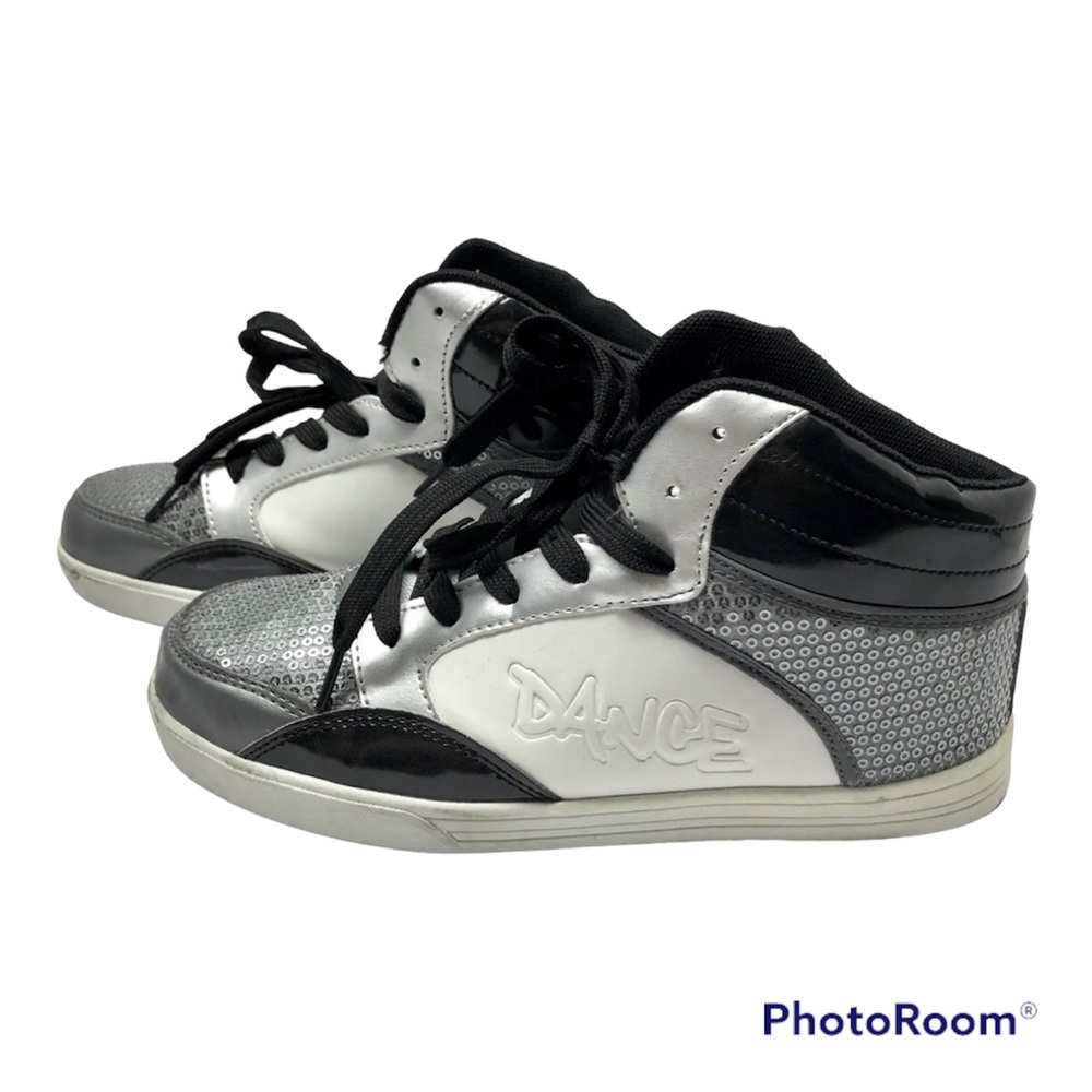 Gia Mia Hip Hop Sneakers Womens 8 White Black